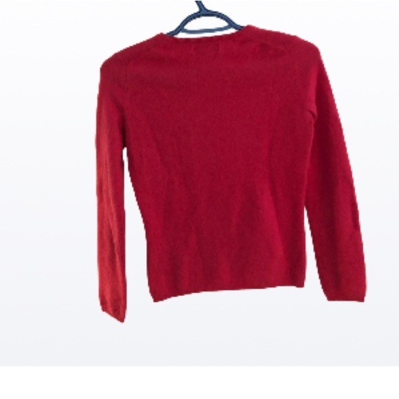 Cashmere Sutton Studio Pink V Neck Sweater sweater - Picture 2 of 9